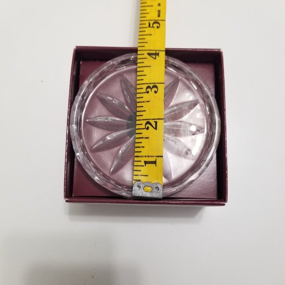 Noble Excellence 24% Lead Crystal Coasters - Picture 4 of 7